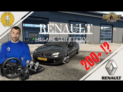 Видео: RENAULT MEGANE II 1.6 16V MOD - * ТВЪРДЕ МНОГО ЪПГРЕЙДИ * EURO TRUCK SIMULATOR 2 @BGNIK