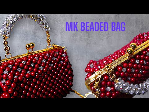 Видео: Sparkling Beaded Handbag with Clasp – Elegant and Easy Tutorial|Сумка из бусин с фермуаром ❤️