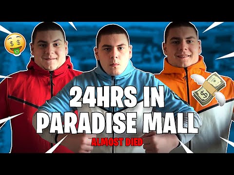 Видео: ОЦЕЛЯВАМ В PARADISE MALL ЗА 24 ЧАСА