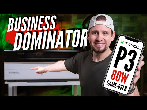 Видео: xTool P3 Laser — промышленный CO₂-гигант мощностью 80 Вт (практическое применение)