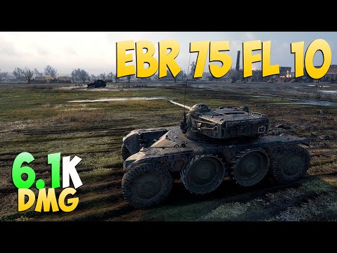 Видео: EBR 75 FL 10 - 10 Kills 6.1K DMG - Монстр на колёсах! - Мир Танков