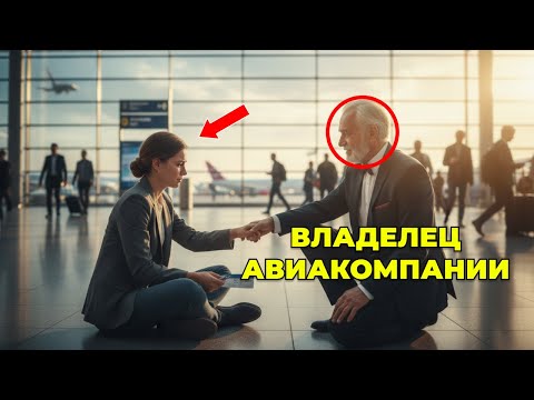 Видео: Я опоздала на самолёт из-за старика... а потом узнала, что он владелец авиакомпании!