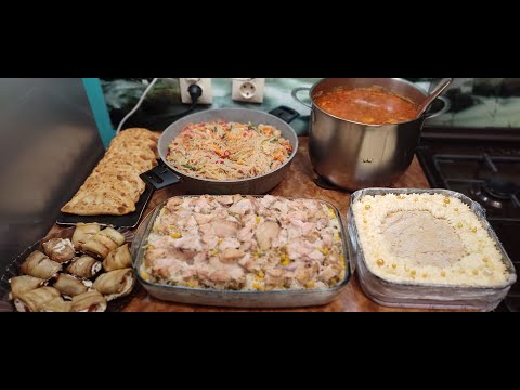 Видео: Наготовила !!! Меню на 2 - 3 дня !!! / Delicious menu for 2-3 days!!!