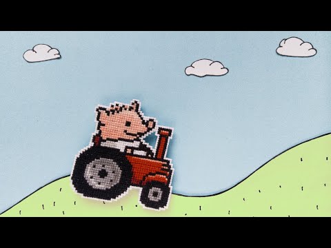 Видео: Значки на тканевой канве. Как я их делаю?