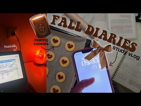 Видео: FALL DIARIES 🤎🧸🍂𝜗𝜚°⋆/PRODUCTIVE DAY WITH ME/дневник одиннадцатиклассницы,подьемы в 5 утра