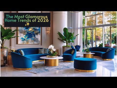 Видео: Гламурные идеи для роскошного декора дома 2026 года | Изысканные и стильные образы