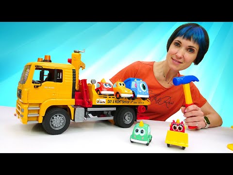 Видео: Веселая школа с Машей Капуки Кануки 🔴 Онлайн - Развивающие видео для детей про машинки