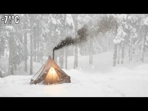 Видео: Я провёл 24 часа в метели при температуре -71°C | Экстремальное выживание зимой