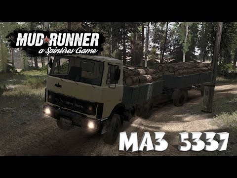 Видео: ЭХО СТАРИНЫ ► Spintires: MudRunner [ МАЗ - 5337 ]