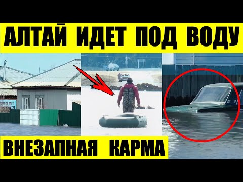 Видео: Алтай идет под воду. Внезапная карма. В Барнауле тонут целые проспекты.
