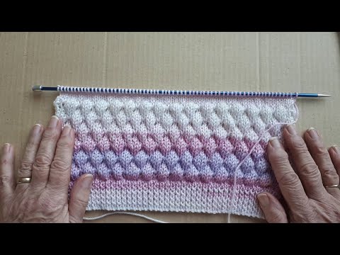 Видео: «Ежевика-малина» или «Пузырьковый узор»? Советы по вязанию от Шейлы.