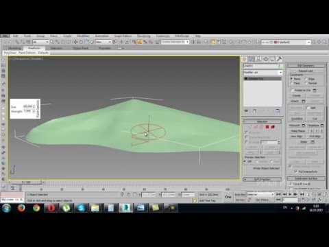 Видео: Уроки в 3d max.Ландшафт по высотам в 3D Max  Создание ландшафта в 3d max.Проект Ильи Изотова.