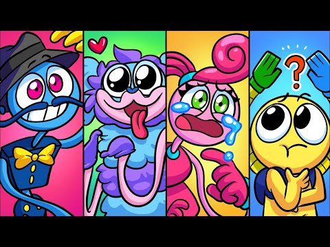 Видео: ХАГГИ ВАГГИ - МАЛЮТКА ПИ ДЖЕЙ! | Poppy Playtime - Анимации на русском