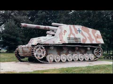 Видео: САУ Hummel, Германия, 1942 год