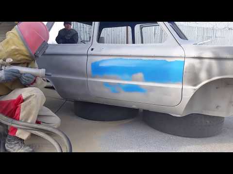 Видео: # Пескоструйная очистка ЗаЗ 968