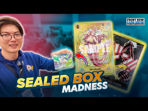 Видео: ГОРЯЧИЕ карты, БОЛЕЕ ГОРЯЧИЕ предложения на Front Row Card Show (Точка зрения продавца/One Piece ...