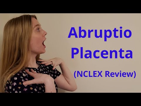 Видео: ОТСЛОМКА ПЛАЦЕНТЫ | ОБЗОР NCLEX