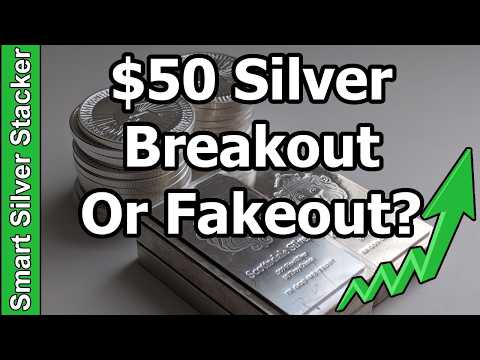Видео: Серебро по $50 — прорыв или ложный прорыв? (Поступление чеков по программе стимулирования на $2000)