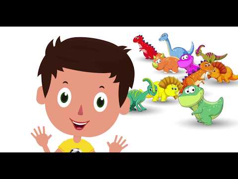 Видео: Еден Два Три Диносауруси - Детски песни на македонски - Песни за деца - Детски песни - Чачу Кату