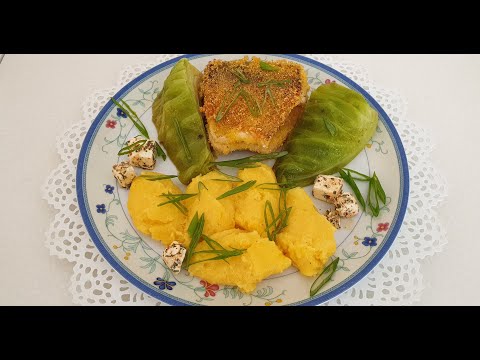 Видео: Молодая капуста !Мамалыга!Рыбка!Вкусный обед!