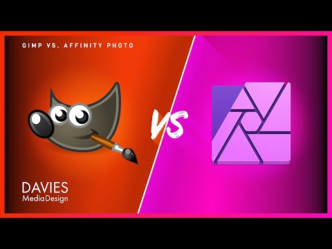 Видео: GIMP против Affinity Photo: сравнение лучших альтернатив Photoshop