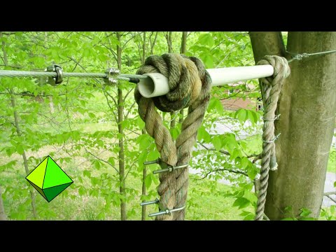 Видео: Прикрепите качели к двум деревьям