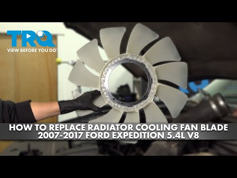 Видео: Как заменить лопасть вентилятора охлаждения радиатора Ford Expedition 5.4L V8 2007-2017