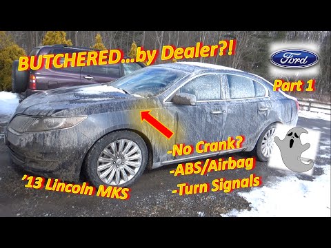 Видео: (Часть 1) Lincoln ИЗДЕВАЕТСЯ...дилером?! ('13 MKS No-Crank...ПРИЗРАК!)