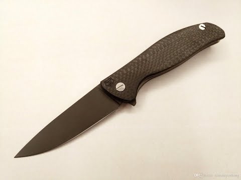 Видео: Широгоров Флиппер Ф95 Блэквош из Китая. Shirigorov F95 China Blackwash (stonewash). Обзор ножа.