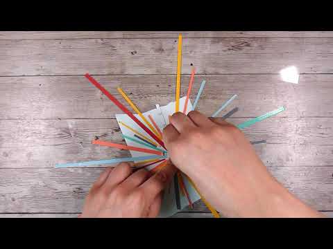 Видео: Карточки с плавающими элементами! СУПЕРпростые! Идеально для СКРЕПОВ!