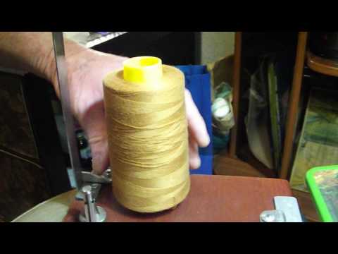 Видео: Быстрая намотка шпули на обувной "версаль"(с контроллером наполнения шпули).