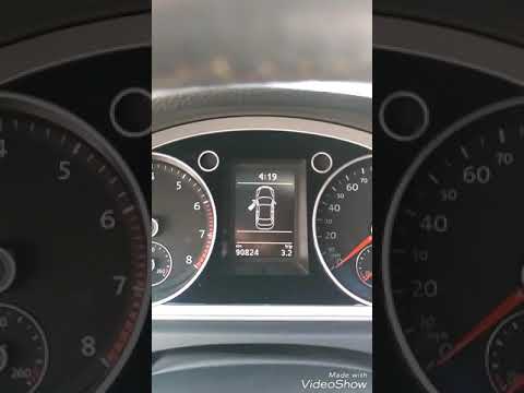 Видео: Проверка датчика температуры окружающей среды VW passat cc 2013