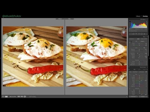 Видео: Первый fail по обработке | разница между raw и jpeg | обработка фуд фото в lightroom #ЭД_raw 09