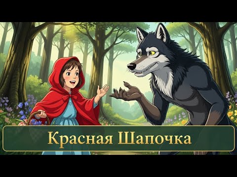 Видео: Красная Шапочка | Анимированная сказка для детей | Классический мультфильм по Гримм
