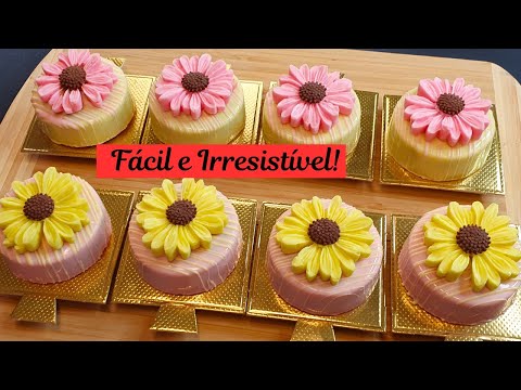 Видео: 🎂 Мини-торт с шоколадной начинкой — удивительный десерт!