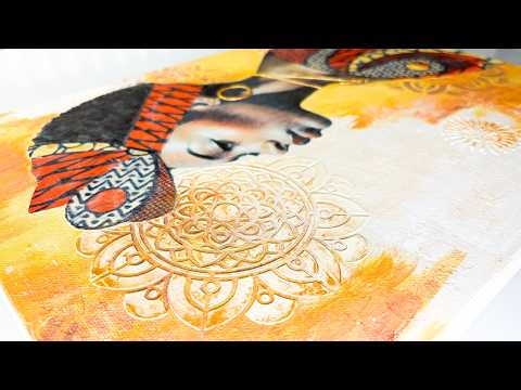 Видео: Вы ОБЯЗАТЕЛЬНО должны попробовать эту технику переноса фотографий акриловыми красками — Golden Af...