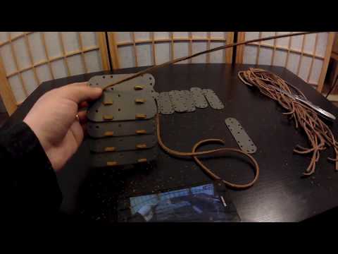 Видео: Собираем ламеллярный доспех из Бирки