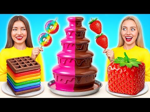 Видео: Шоколадный Фонтан Челлендж | Вкусные Кухонные Лайфхаки от Multi DO Joy