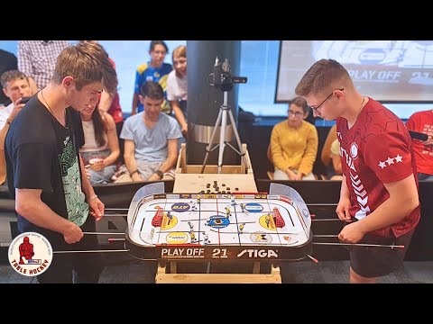 Видео: Финал чемпионата мира 2023 | Матанцев против Калниньша | Stiga Table Hockey