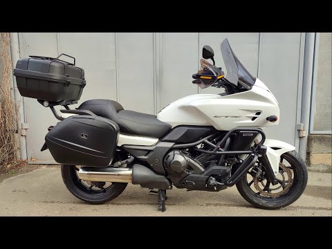 Видео: Прохват на МОТОЦИКЛЕ после ТО Honda CTX 700