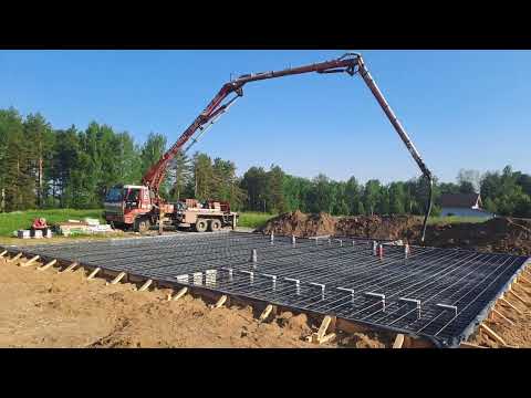 Видео: Фундаментная Плита 13,9х10,3 м под Дом. 07-2025