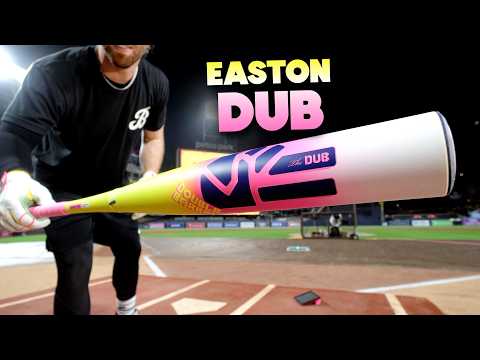 Видео: Удары с EASTON DUB (двустволкой) | Обзор бейсбольной биты USSSA @Padres