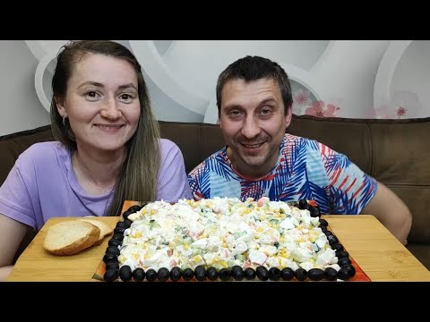 Видео: МУКБАНГ КРАБОВЫЙ САЛАТ | CRAB SALAD MUKBANG #мукбанг #mukbang #asmrrussia