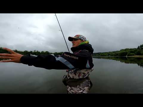 Видео: Ловля Жереха и Голавля на Пилькеры и Воблеры. Река ОКА. Район Ступино. #NEKFiSh 