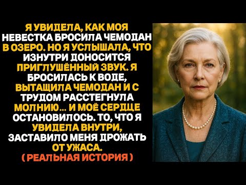Видео: Я увидела, как моя невестка бросила чемодан в озеро.То, что я нашла внутри, оказалось невообразимым.