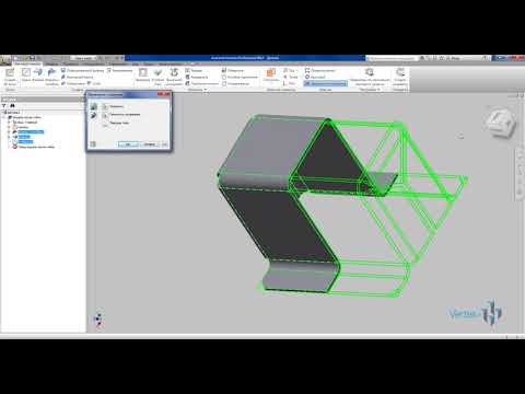 Видео: Создание деталей из листовых деталей и разверток в Autodesk Inventor