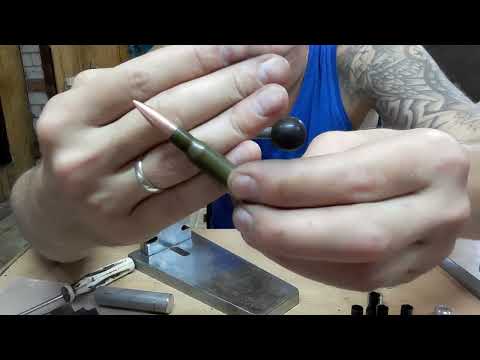 Видео: Перепуливание 7.62х54. или самый бюджетный релоуд)))))