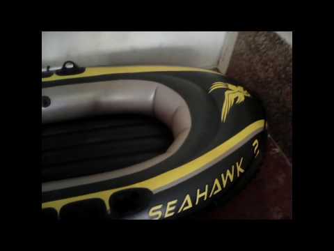 Видео: НАДУВНАЯ ЛОДКА ИЗ ПВХ INTEX 68346 SEAHAWK-2