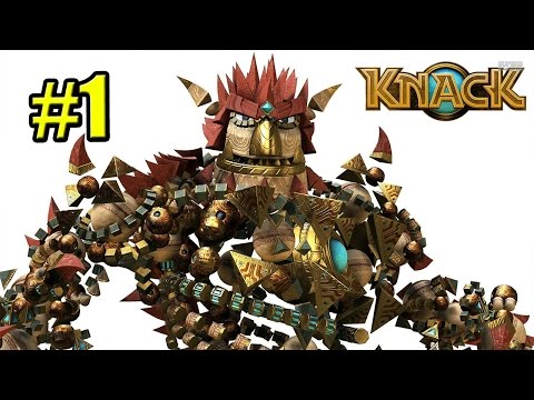 Видео: Knack {PS4 эксклюзив} часть 1 — Маленький Робот