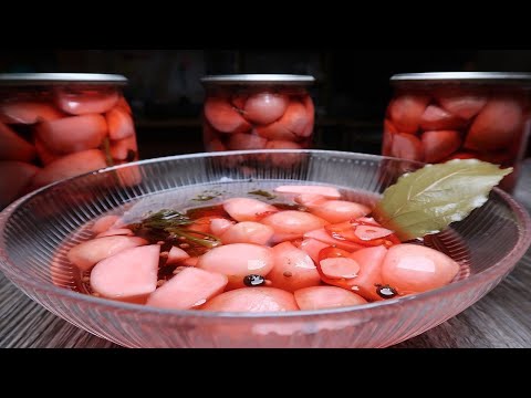 Видео: Вкусная Маринованная редиска. Экспериментирую с консервированием редиски на зиму. Интересно!?